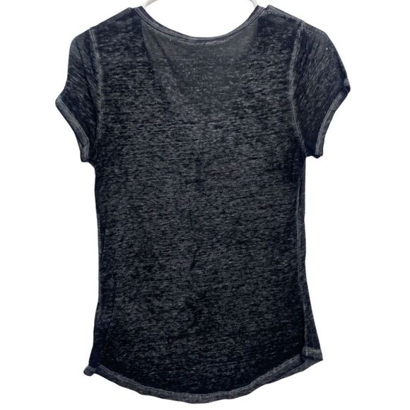 Rocker Girl You Had Me at Muah Short Sleeve Shirt Black Gold Size Small - Picture 2 of 5